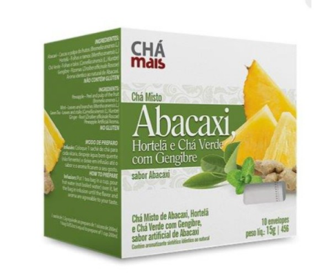 Chá Misto com Abacaxi e Chá verde - 15g (10 sachês)